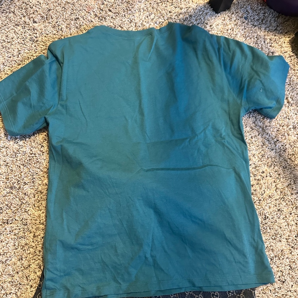 Gucci Teal Graphic Tee and Monogram Denim - Picture 6 of 7